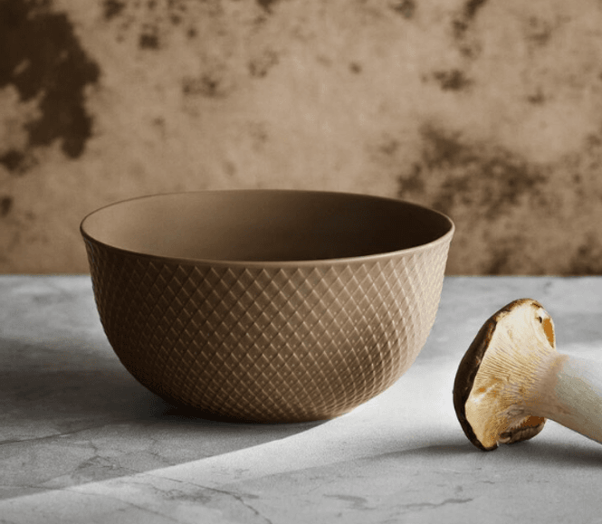 Hovedbilde Lyngby Porcelæn Rhombe Earth Serveringsskål 17,5 ...
