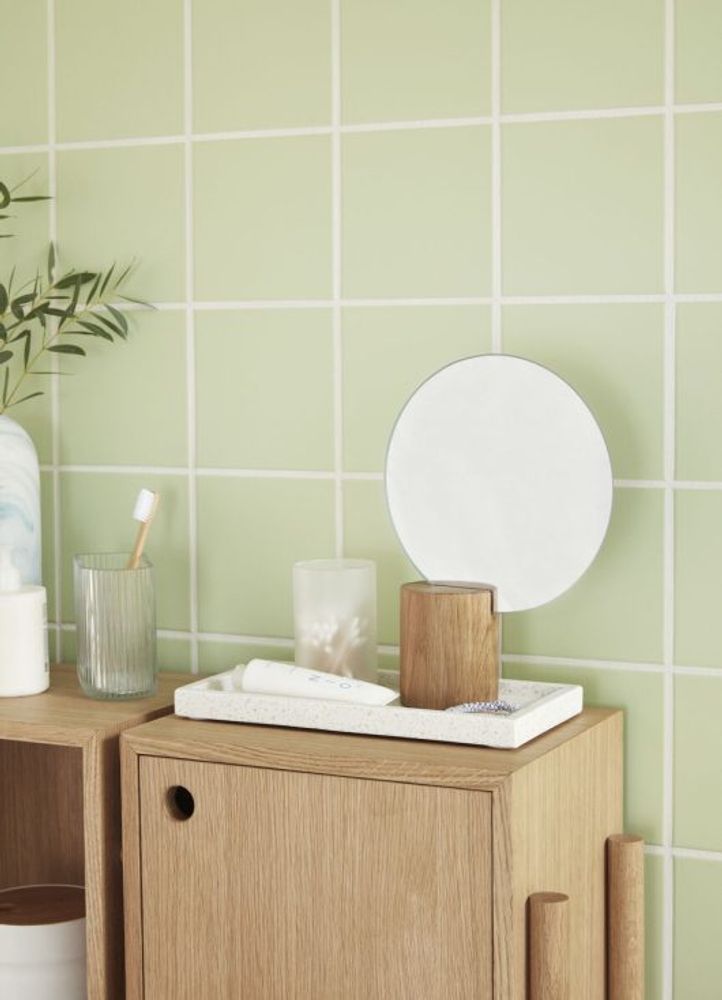 Hübsch Cube kommode m / hylle eikefarget FSC