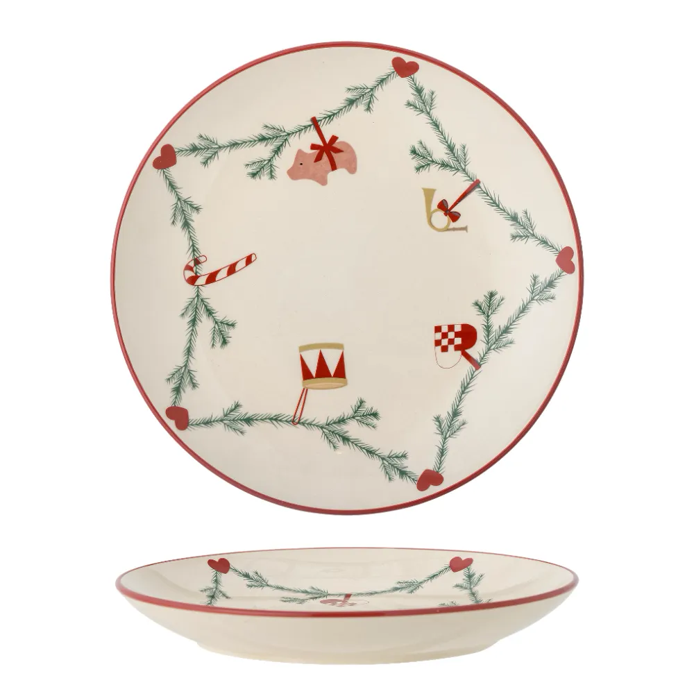 Bloomingville Yule Tallerken 26 cm