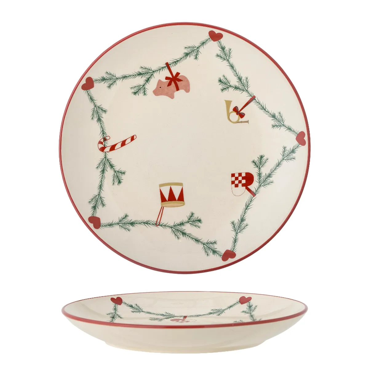 Bloomingville Yule Tallerken 26 cm