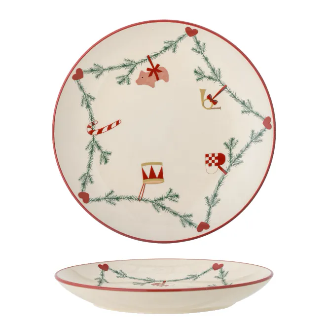 Hovedbilde Bloomingville Yule Tallerken 26 cm