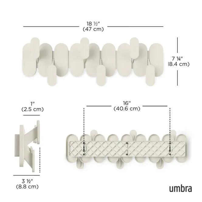 Hovedbilde Umbra Tempo 6 Knaggrekke Sand