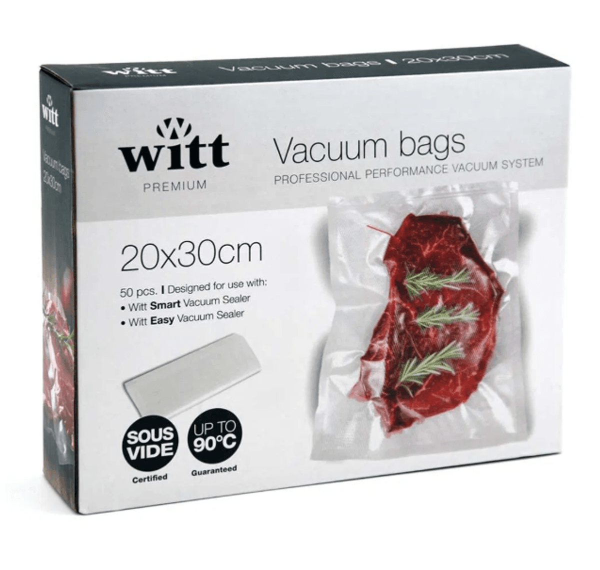 Witt Premium Vakuumposer 20x30 cm Transparent