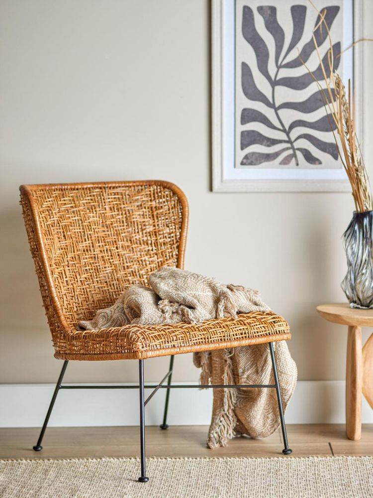 Bloomingville Somme Loungestol Natur 2 stk