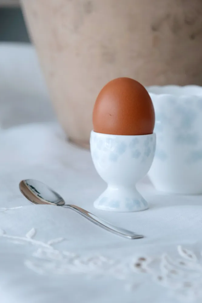 Wik & Walsøe Slåpeblom Blå Eggeglass 2-pk