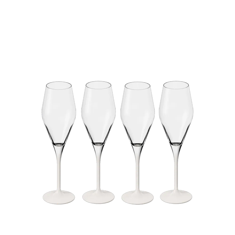 Villeroy & Boch Manufacture Rock Blanc Champagneglass 120 ml 4-pk