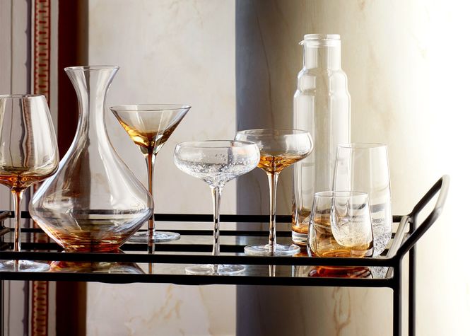 Hovedbilde Broste Copenhagen Rødvinsglass Amber 4 stk