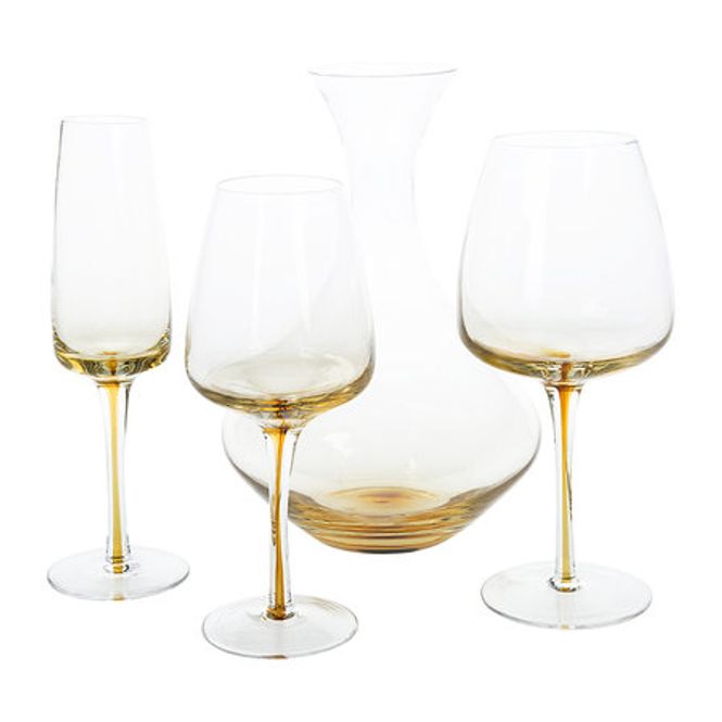 Hovedbilde Broste Copenhagen Rødvinsglass Amber 4 stk