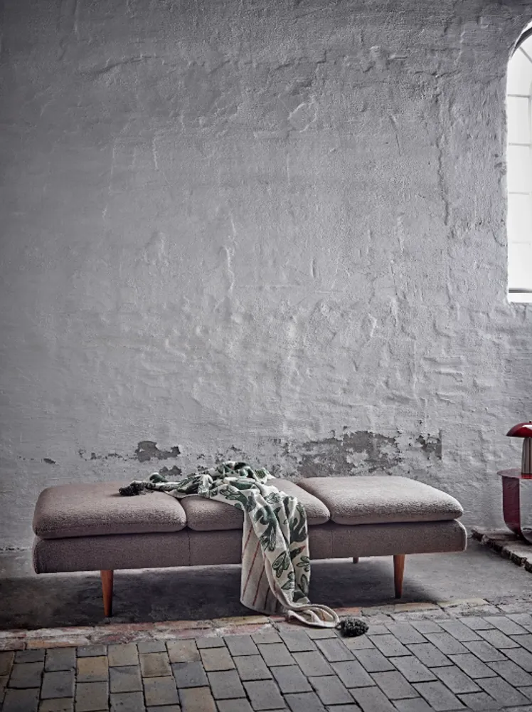 Bloomingville Birdliva Pledd Grønn 160x130 cm