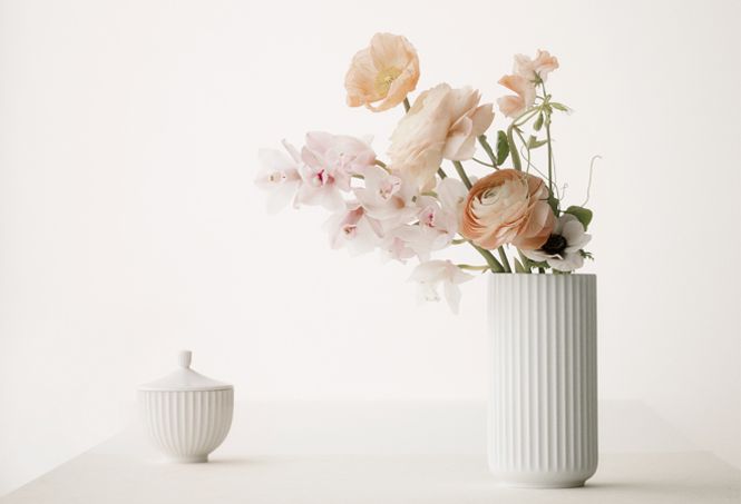 Hovedbilde Lyngby Porcelæn Vase 12 cm hvit