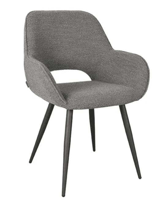 Hovedbilde Trend Collection Fer Spisestol Grå Boucle