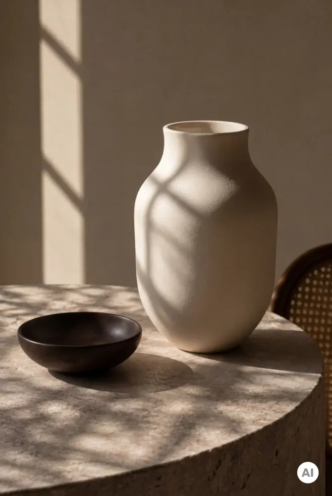 Kähler Studio Omaggio #1 Vase H31 cm Sand
