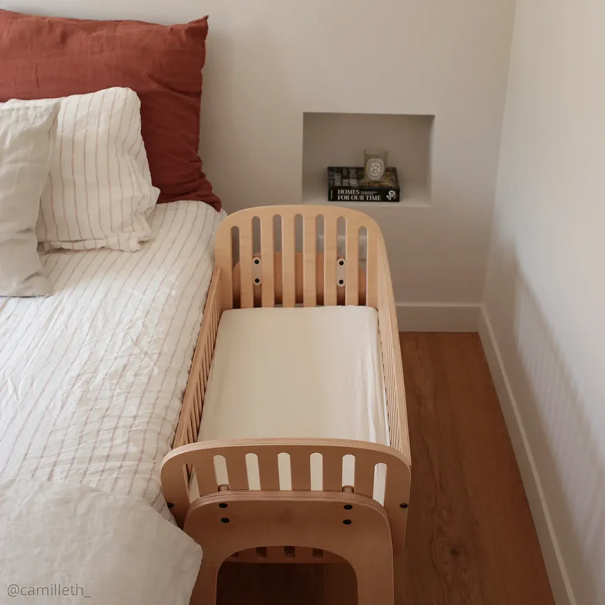 Charlie Crane Laken til KODO Bedside Crib Flervalg