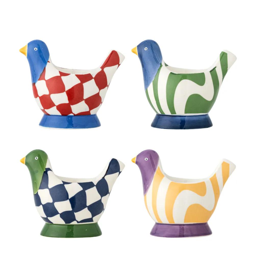 Bloomingville Birdy Eggeglass 4-pk