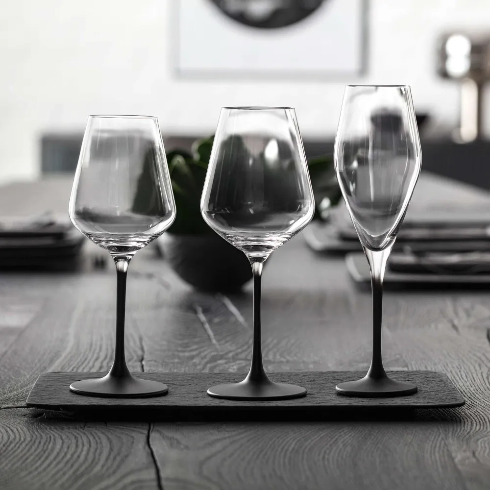 Villeroy & Boch Manufacture Rock Rødvinsglass 4-pk