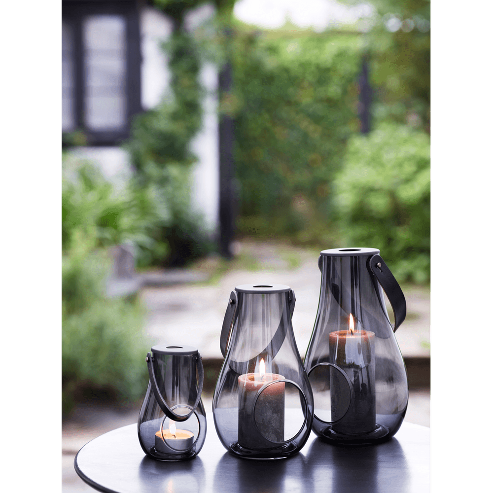Holmegaard Design With Light Lykt Smoke 25 cm