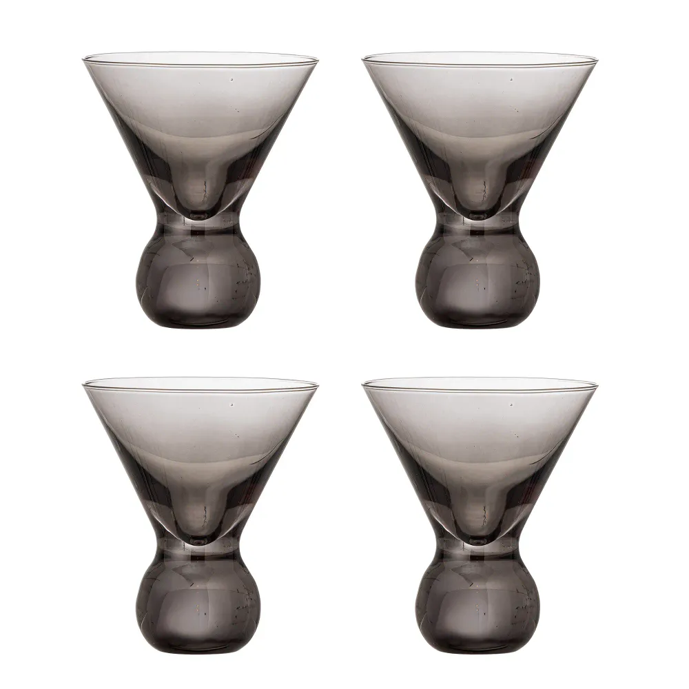 Bloomingville Corliss Cocktailglass 4 stk Grå