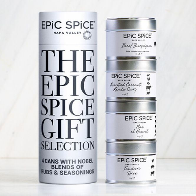 Hovedbilde Epic Spice 4 stk. krydder i Gaveeske - ...