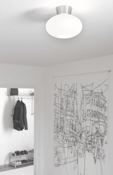 Hovedbilde Belid Bullo Plafond Ø27cm Aluminium Opalglass