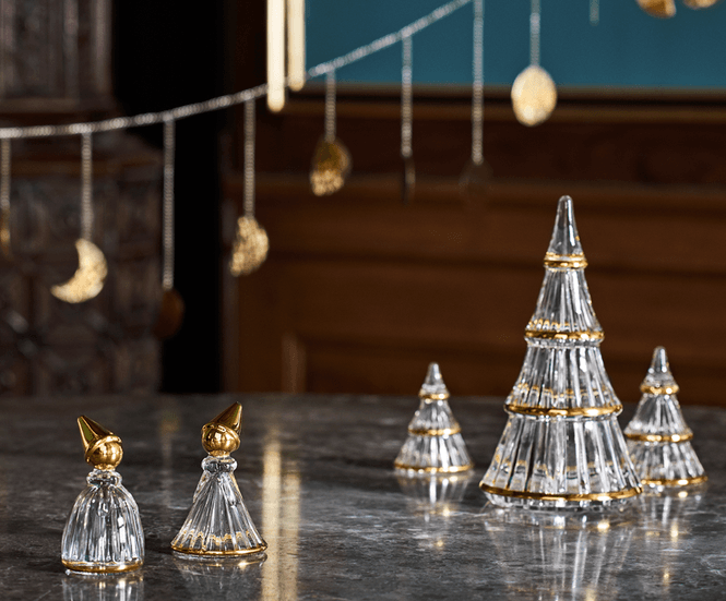 Hovedbilde Holmegaard Fairytales Juletre klar med gull liten