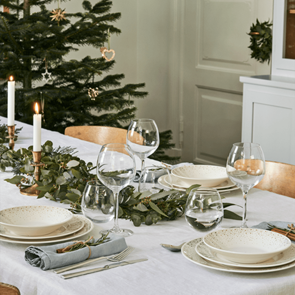 Rosendahl GC Moments Pastatallerken Ø25 cm hvit med gull