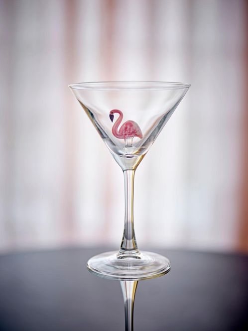 Hovedbilde Bloomingville Misa Flamingo Cocktailglass 17cl ...