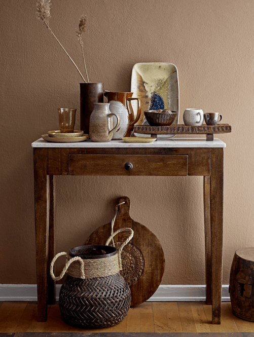 Hovedbilde Bloomingville Hauge Sidebord Marmor Hvit