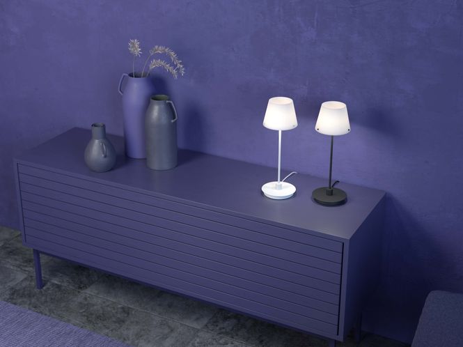 Hovedbilde Herstal Gil il Grande Bordlampe Hvit G9