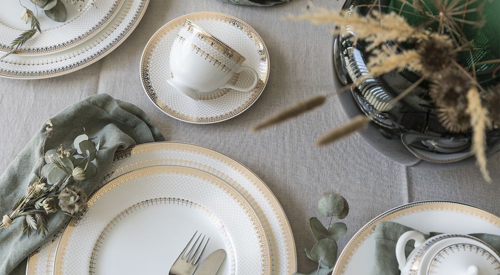 Royal Porcelain Gold Grande Fat til Sausenebb