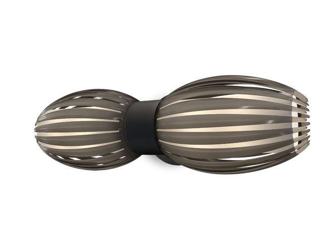 Hovedbilde Herstal Tentacle Vegglampe Duo Sort G9
