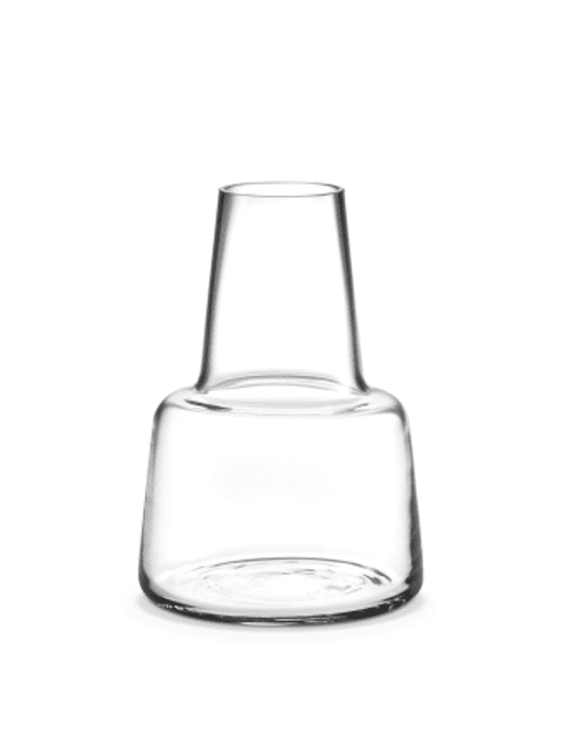 Hovedbilde Holmegaard Flora Vase Medium Neck Klar 12 cm