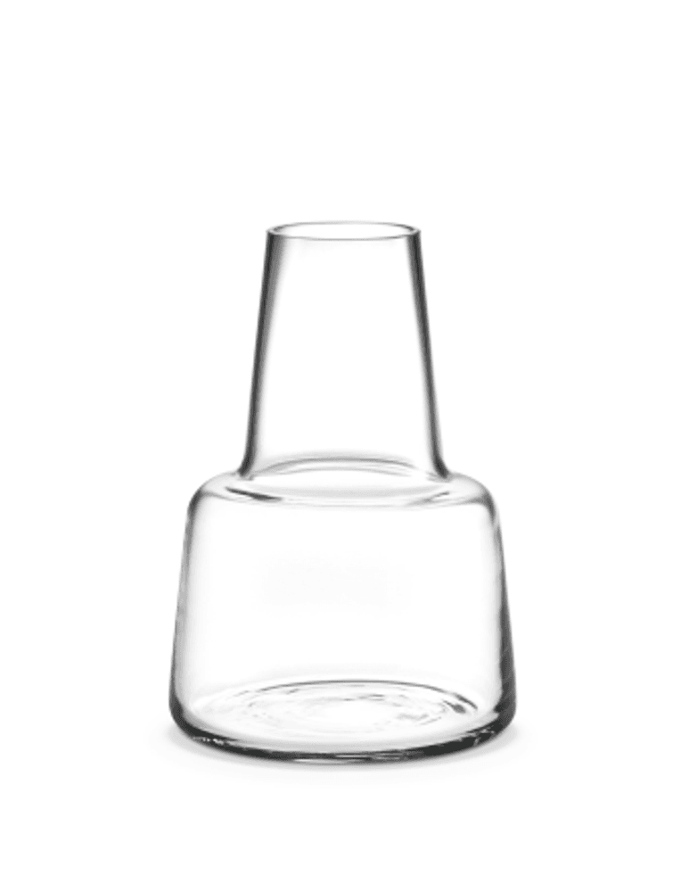 Holmegaard Flora Vase Medium Neck Klar 12 cm