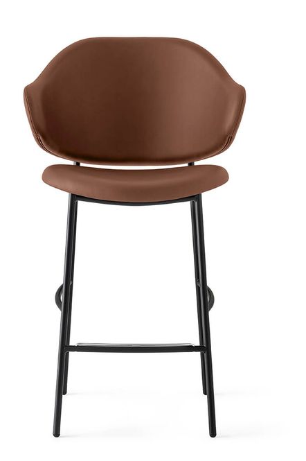 Hovedbilde Calligaris Holly barstol matt sort / tobakk