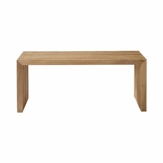 Hovedbilde Cinas Rib Benk 3 seter Teak