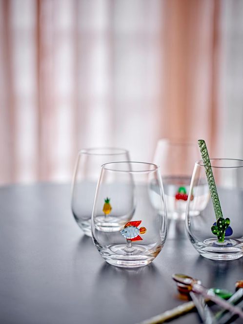 Hovedbilde Bloomingville Misa Fisk Vannglass 56cl Klar