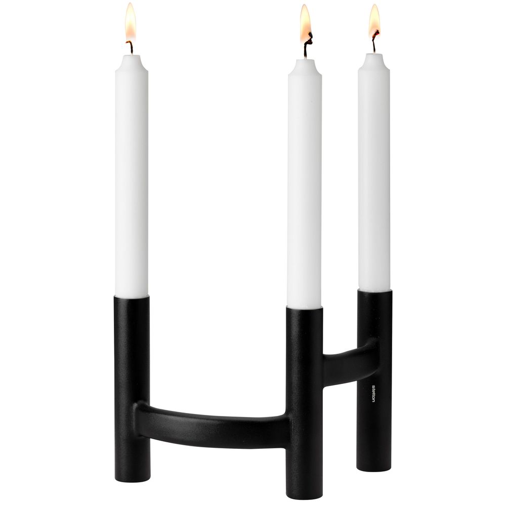 Stelton Ora Trearmet Lysestake Sort