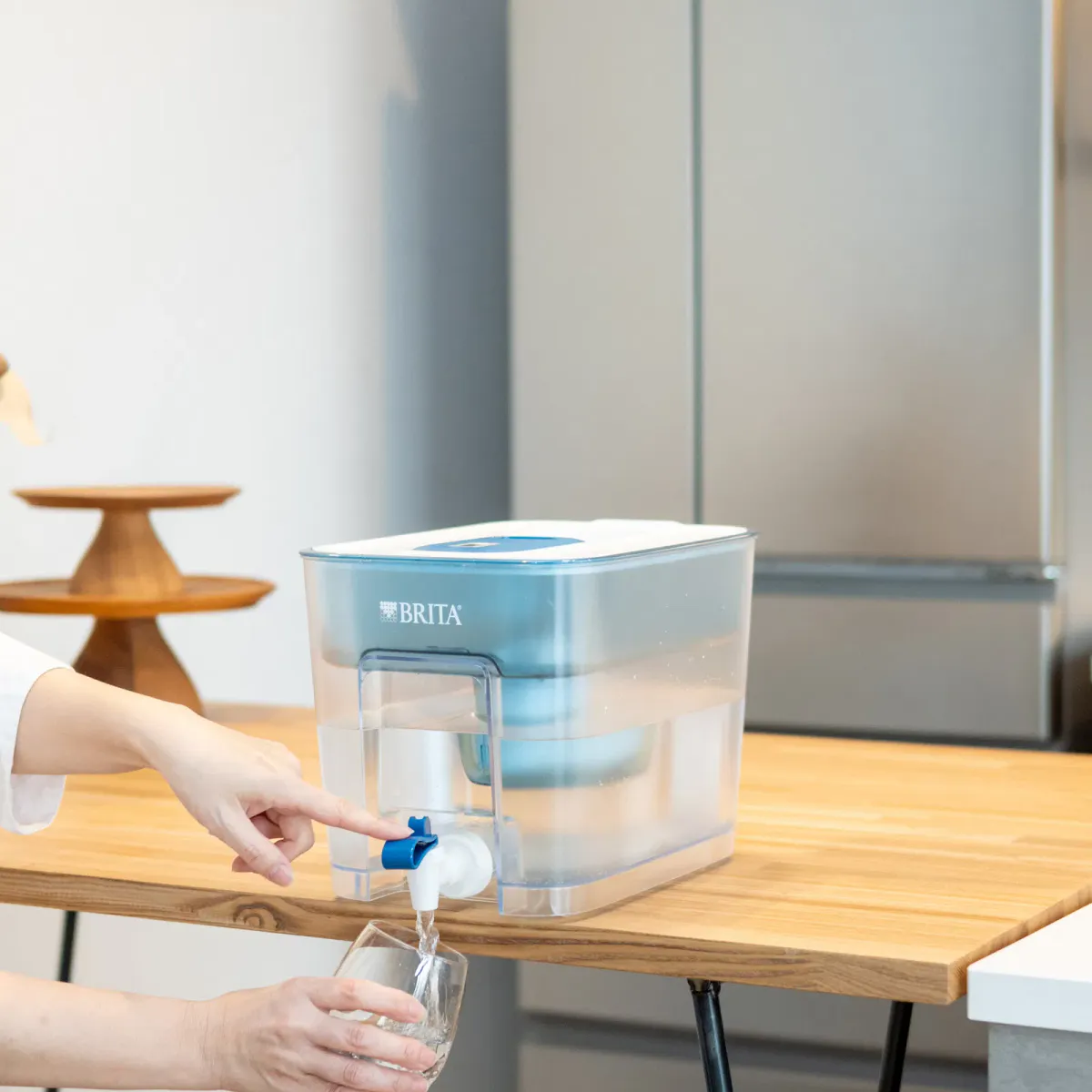 Brita Flow vanndunk med filter blå 8,2 l