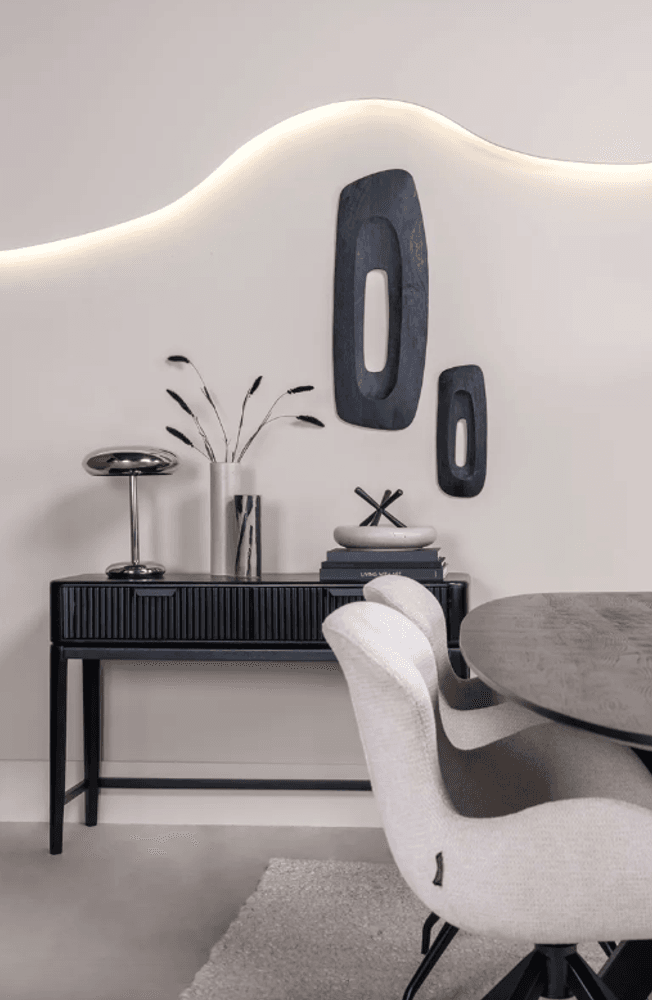 Trend Collection Mesa Konsollbord Svart 120 x 40 x 76 cm