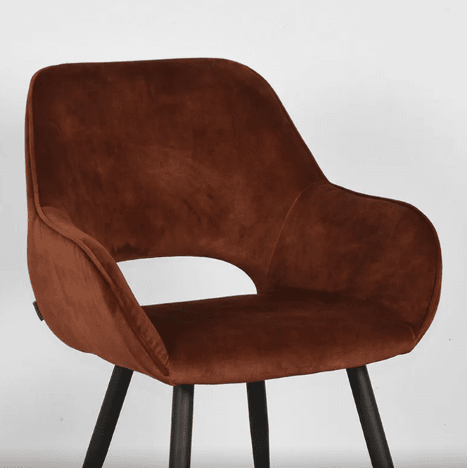 Hovedbilde Trend Collection Fer Spisestol Rust Velour