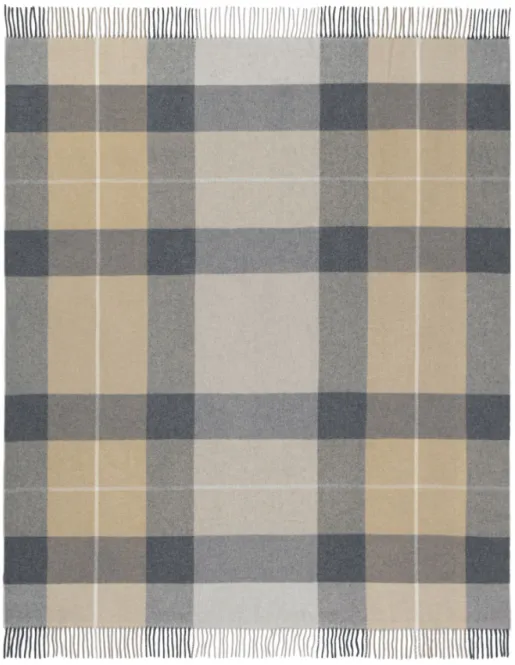Hovedbilde Biederlack Quito Ullpledd 130x170 cm Beige