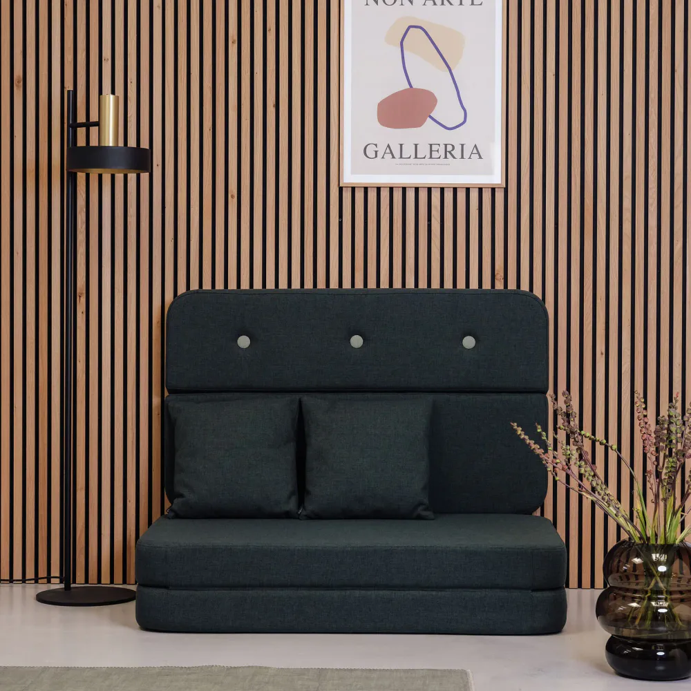 by KlipKlap 3 Fold Sofa XL Soft 140 cm Sand