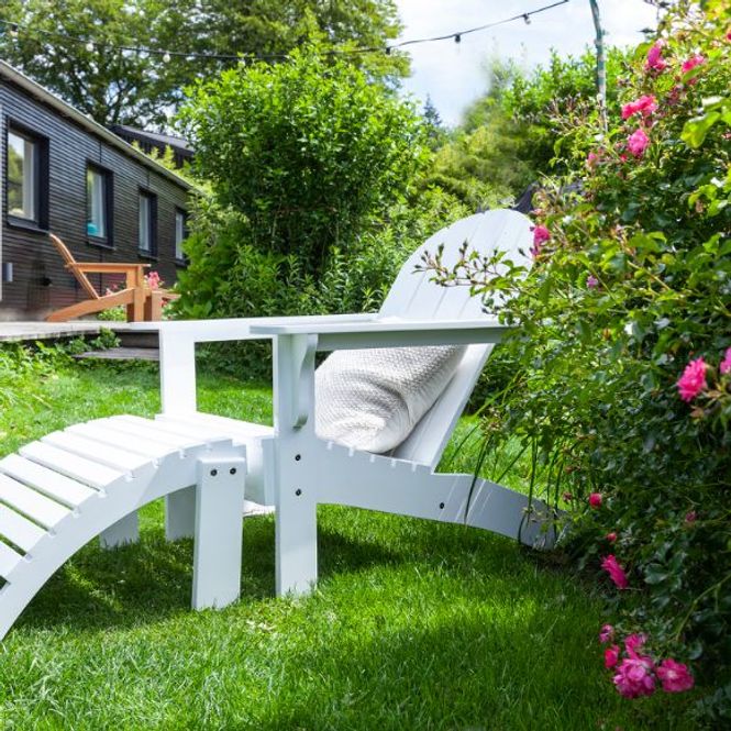 Hovedbilde Cinas Adirondack Loungestol Hvit