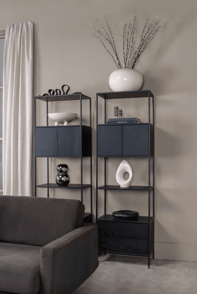 Trend Collection Imperial Skap Black 60x35x190