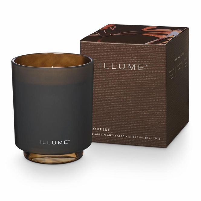 Hovedbilde Bloomingville Illume Woodfire Duftlys