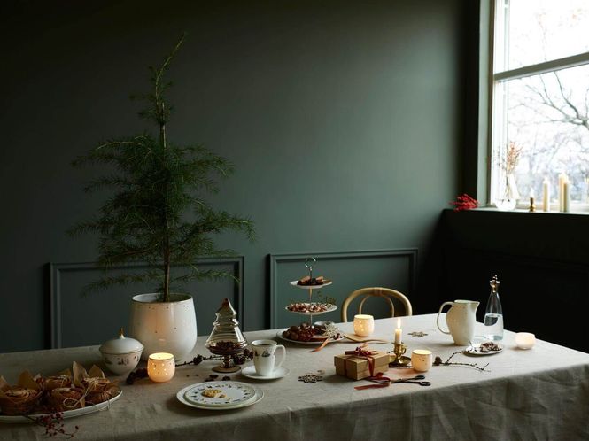 Hovedbilde Wik & Walsøe Julemorgen Girlander Oval Asjett 20 ...