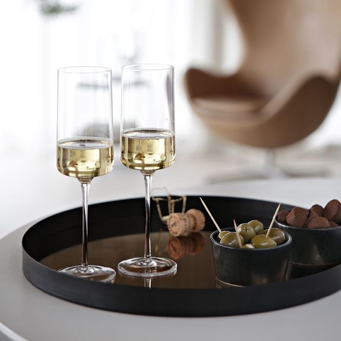 Hovedbilde Hadeland Glassverk Amalfi Champagne 31 cl 2 pk