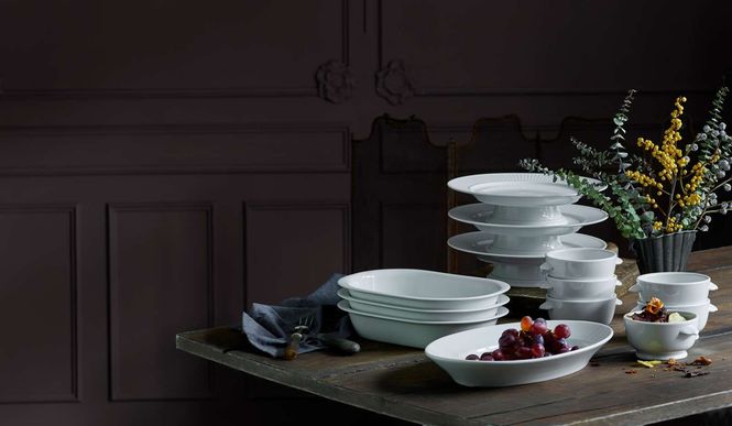 Hovedbilde Pillivuyt Plissé tallerken flat hvit - 20 cm
