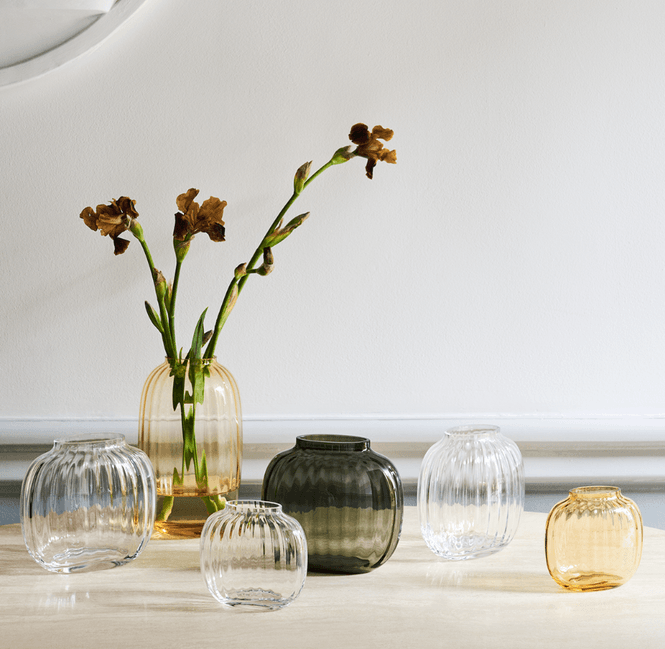 Hovedbilde Holmegaard Primula Oval Vase smoke H17,5