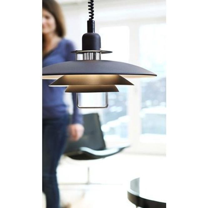 Hovedbilde Belid Primus II Pendel Ø43cm Svart Krom