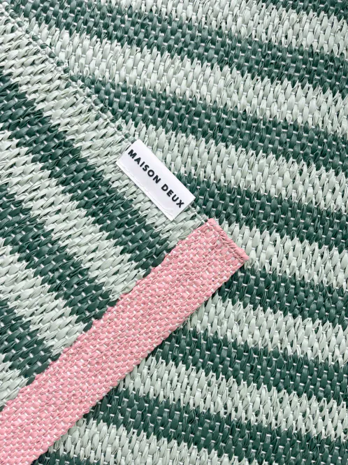 Hovedbilde Maison Deux Stripe Cactus Teppe 170x250